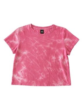 Wild Fable | Pink Tie Dye Cropped T-Shirt Y2K Casual